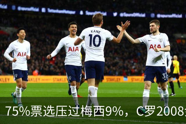 75%票选压过梅西9%，C罗2008金球奖获评历史最佳